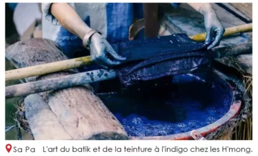 sapa L'art du batik et de la teinture à l'indigo chez les H'mong