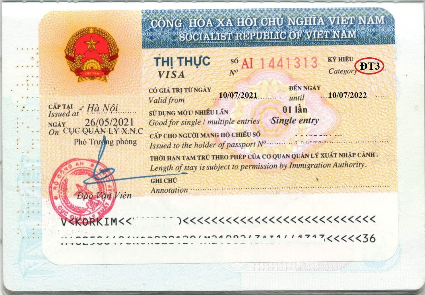 visa vietnam - formalités Vietnam