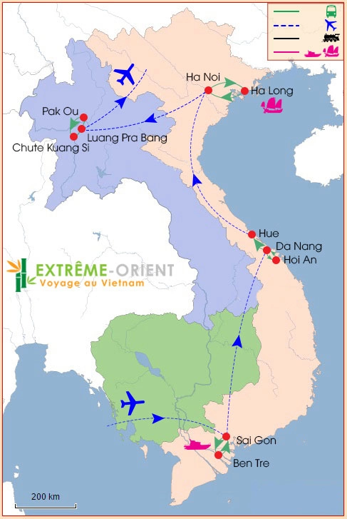 Circuit Vietnam Laos jours d’évasion en Indochine
