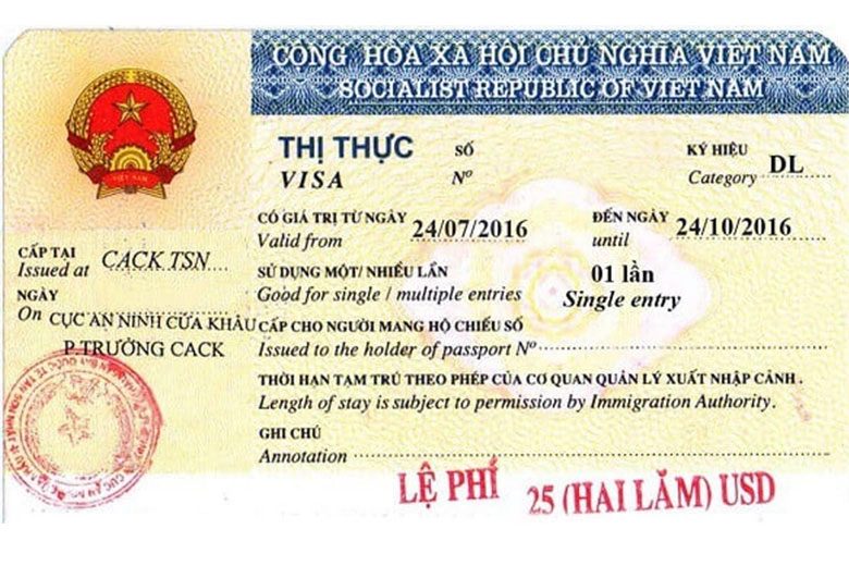 Faut – il un visa pour entrer au Vietnam ?