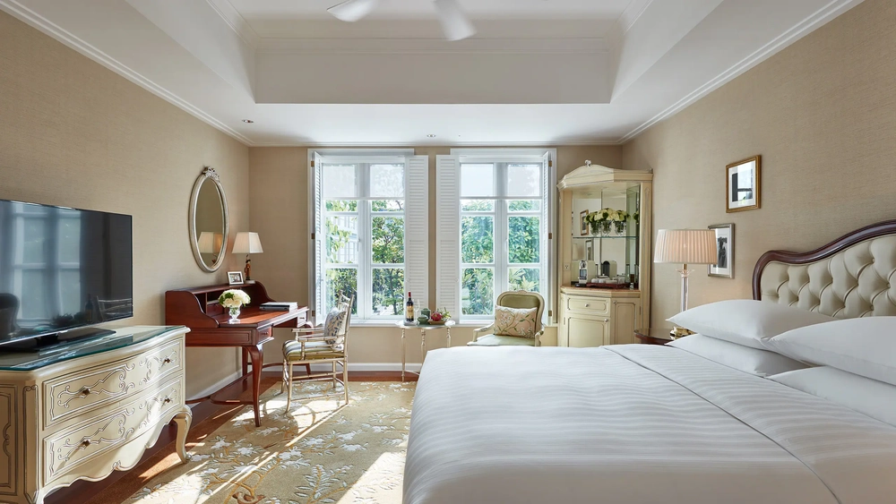 Chambre avec lit King Size avec vue sur le jardin à Park Hyatt Saigon