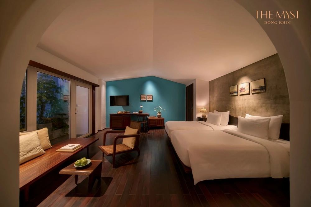 Chambre double avec balcon à The Myst Dong Khoi
