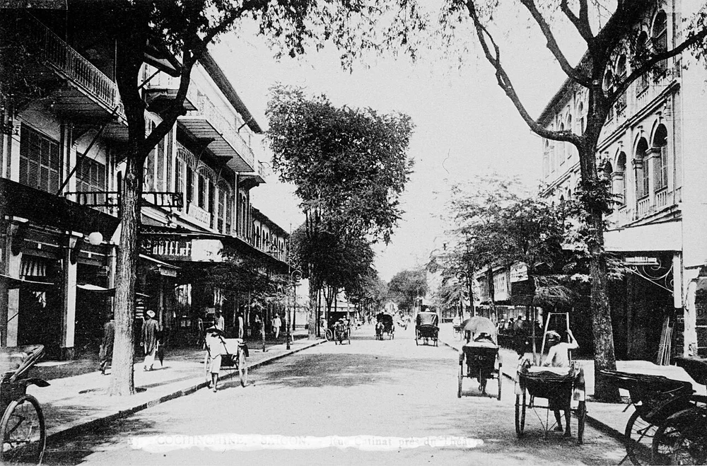 La rue Catinat dans les années 1930