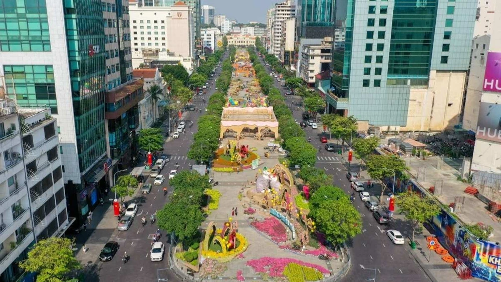 La rue piétonne Nguyen Hue