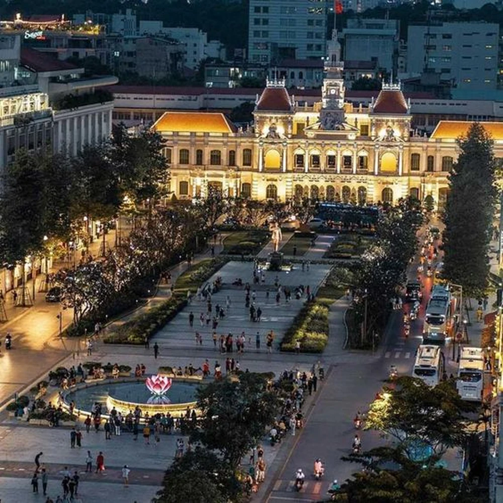 La rue piétonne Nguyen Hue