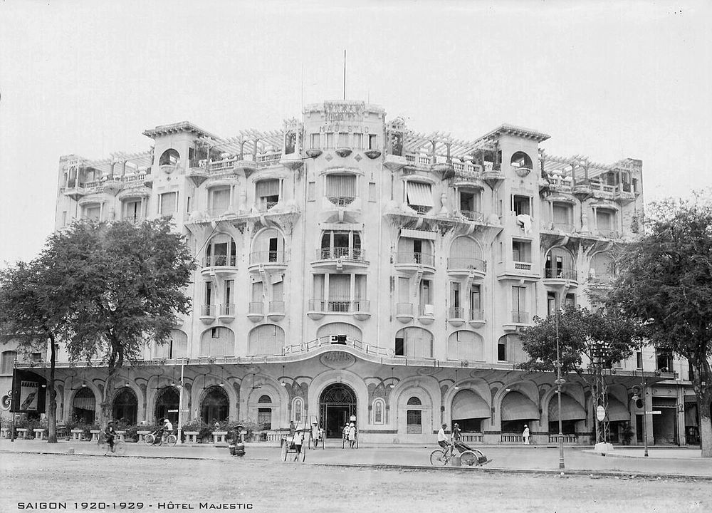 Le Hotel Majestic Saigon dans les années 1920