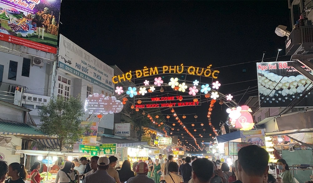 Le marche de nuit de Phu Quoc