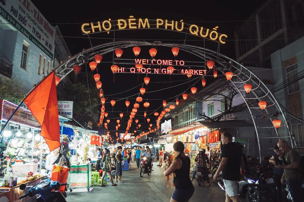 Le marche de nuit de Phu Quoc