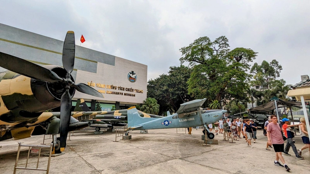 Le musée de la guerre à Saigon
