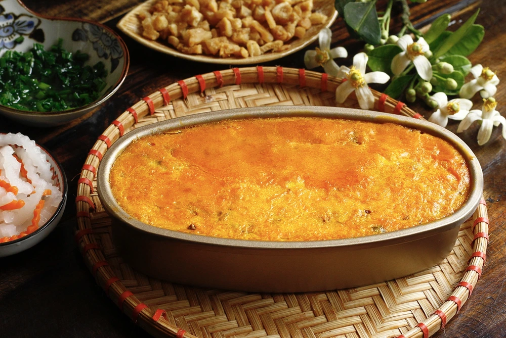 Le pâté de viande et d’œuf vapeur
