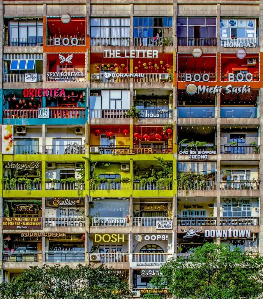 L'immeuble situé au 42 rue Nguyen Hue