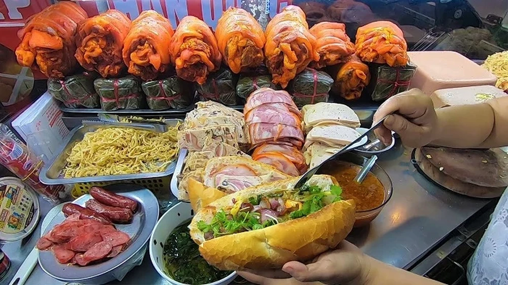 Types de garnitures pour le banh mi Saigon