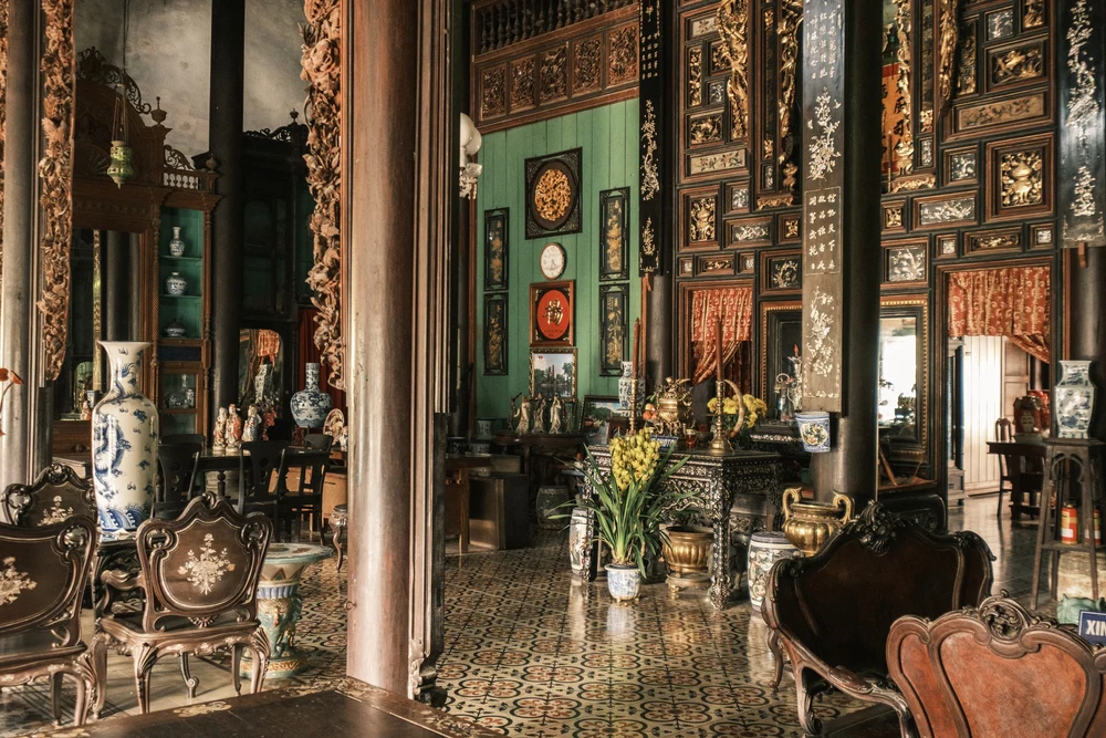 Architecture intérieure de la maison Binh Thuy