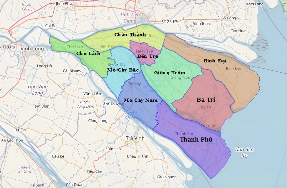 Ben Tre carte