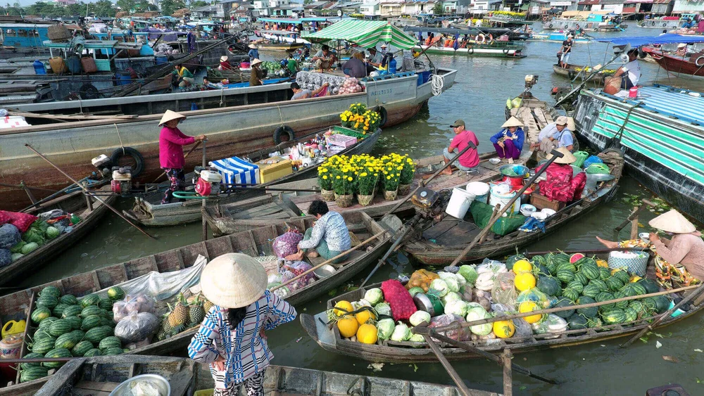 Le marché flottant de Cai Rang