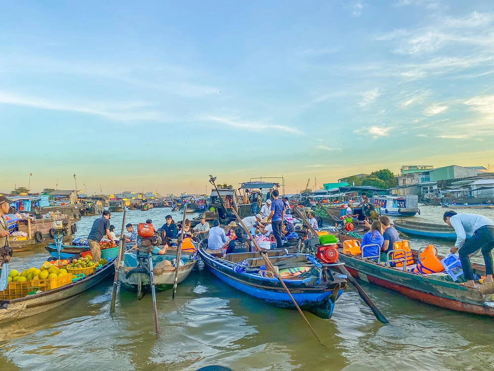Marche flottant de Cai Rang