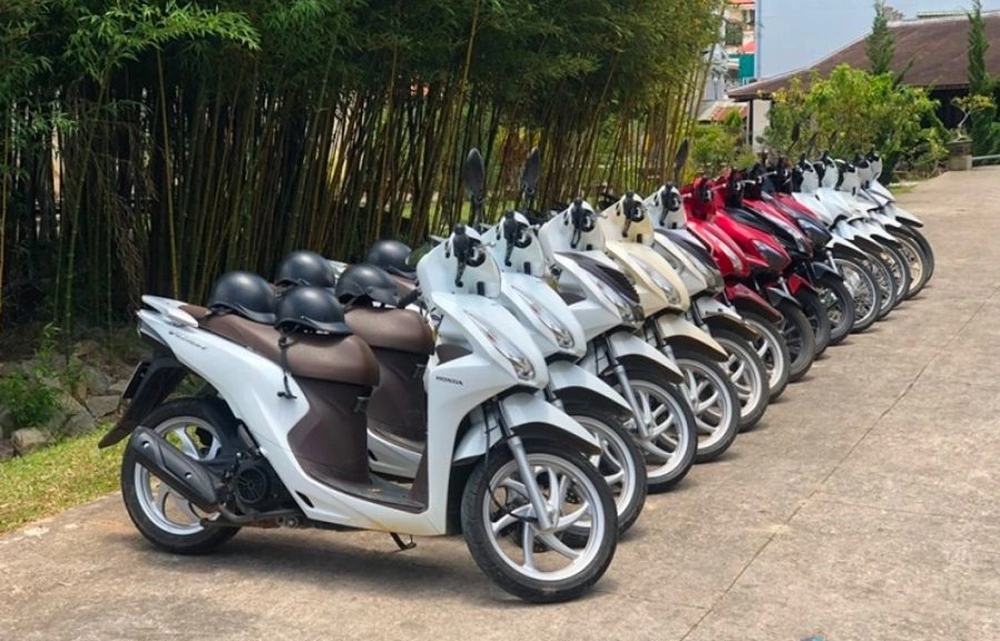 aller a Ben Tre en moto