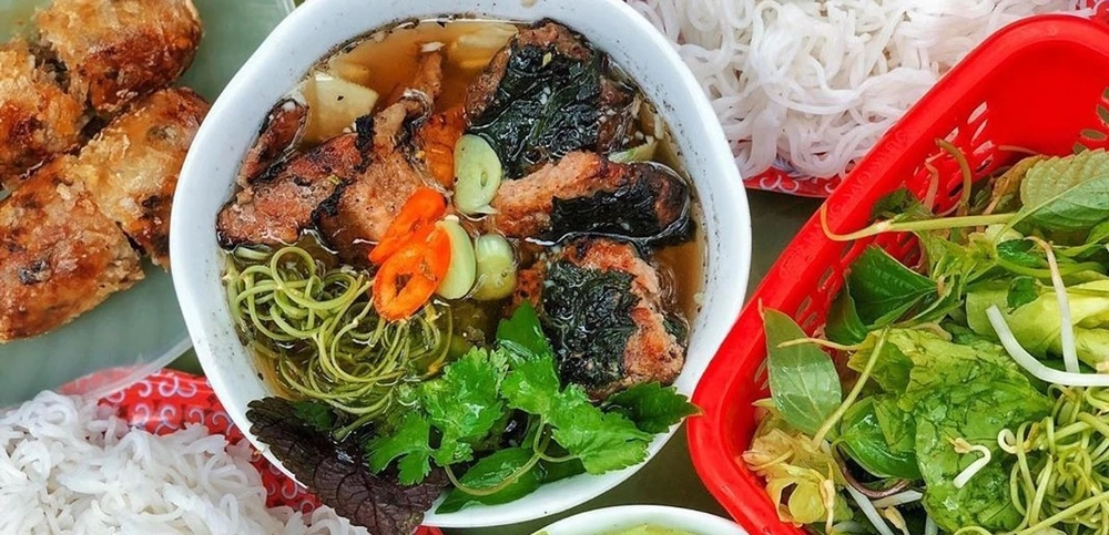 bun cha hang manh hanoi