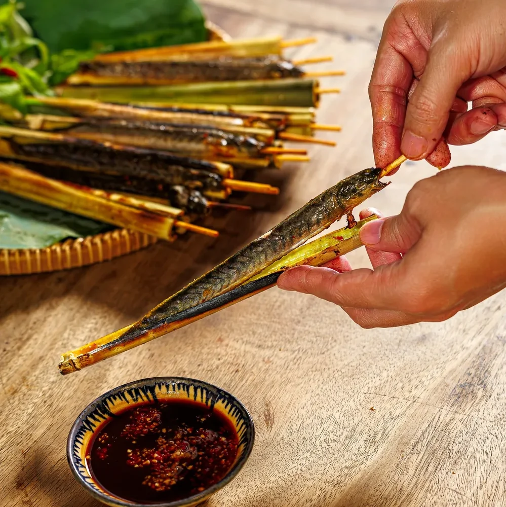 ca keo nuong ong say vinh long