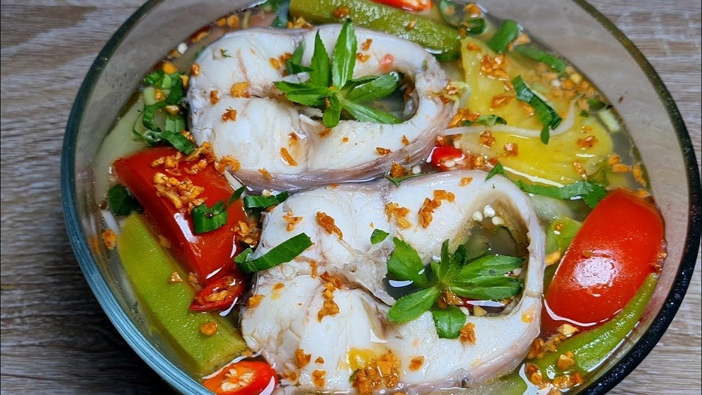 canh chua ca loc an binh vinh long