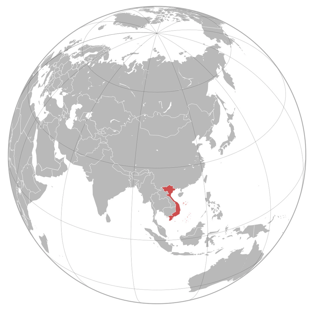carte vietnam