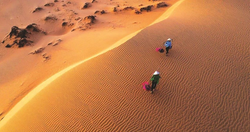 impressionnantes dunes rouges de mui ne