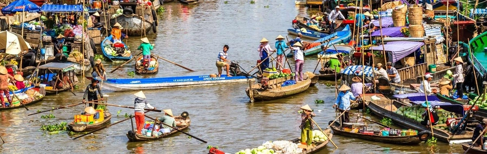 le marché flottant de Cai Rang