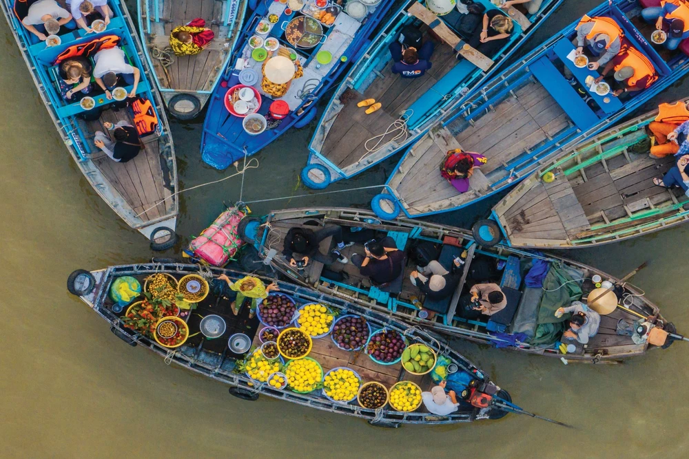 le marché flottant de cai rang