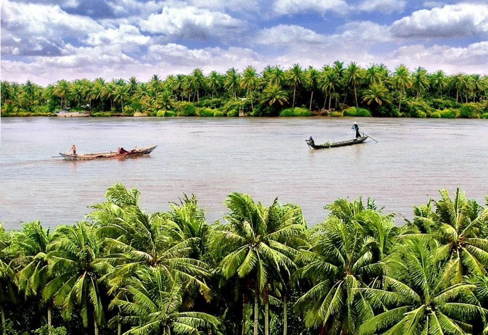 rivière Ham Luong ben tre