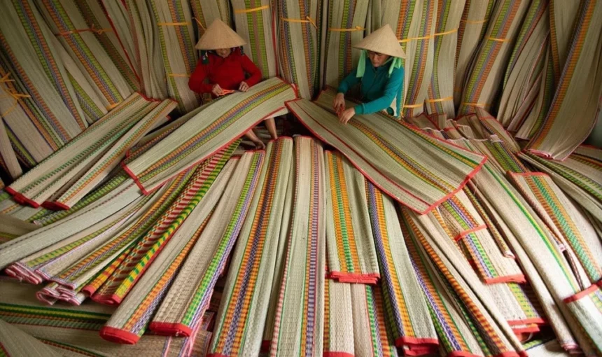 Village de nattes de Dinh Yen: Artisanat centenaire de Dong Thap