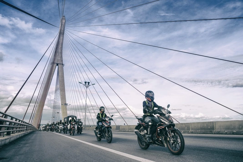 voyage en moto à Can Tho